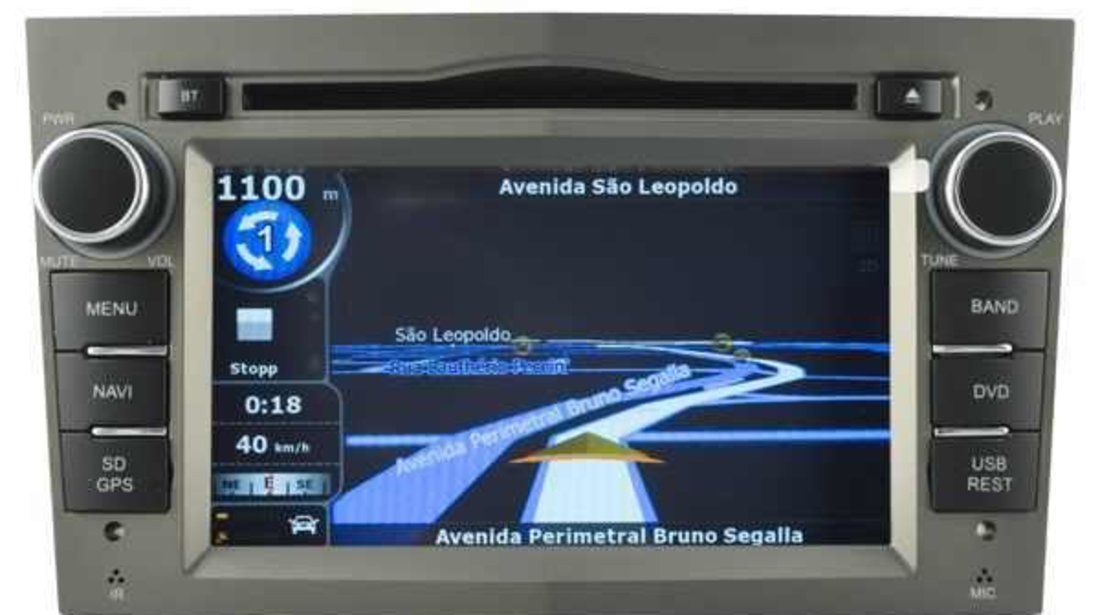 NAVIGATIE DEDICATA OPEL ANTARA WITSON W2-D8828LG RAMA GRI DVD GPS TV CARKIT CU PRELUARE AGENDA