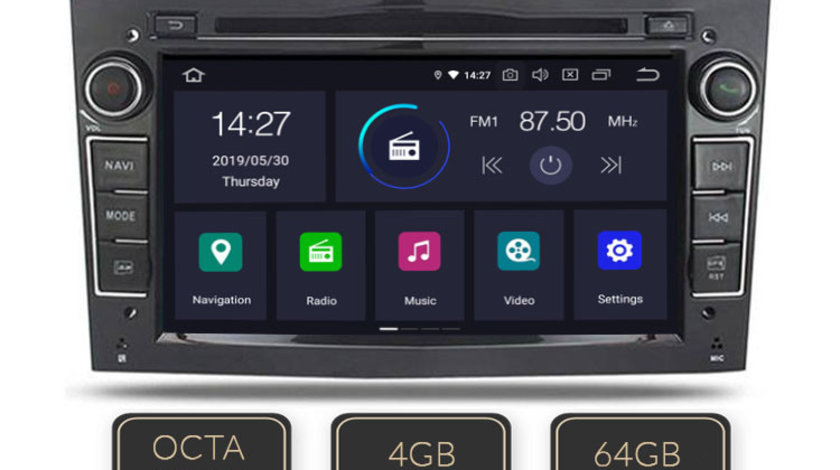 Navigatie dedicata Opel Astra EDT-G019-8CORE cu Android GPS USB Radio Internet Bluetooth Octa Core