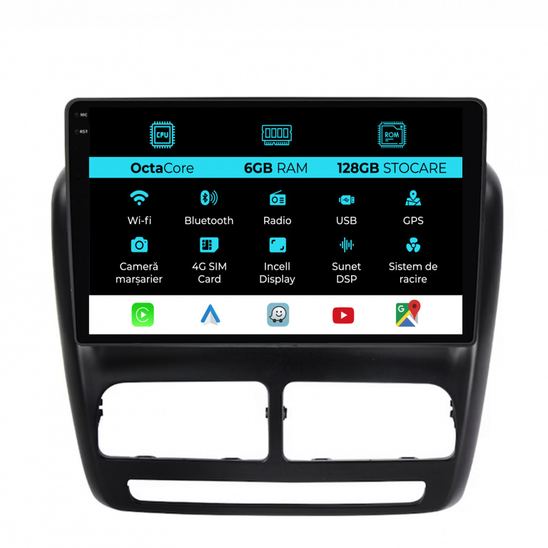 Navigatie Dedicata Opel Combo (2011-2018), 10Inch, 6Gb Ram, 128Gb Stocare, Carplay