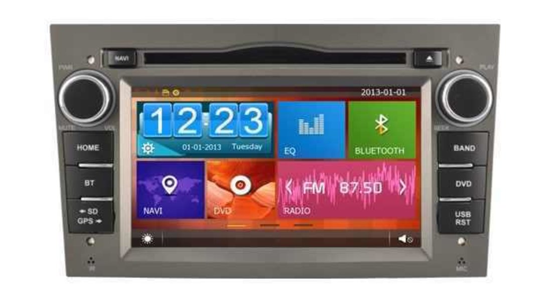 NAVIGATIE DEDICATA OPEL COMBO WITSON W2-D8828LG RAMA GRI DVD GPS TV CARKIT CU PRELUARE AGENDA