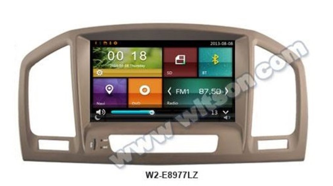 NAVIGATIE DEDICATA OPEL INSIGNIA CU RAMA MARO MODEL WITSON W2-E8977LZ PLATFORMA C30 ECRAN CAPACITIV