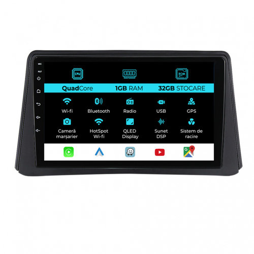 Navigatie Dedicata Opel Mokka (2012 - 2016) 9 Inch, 1Gb Ram, 32Gb stocare, Carplay