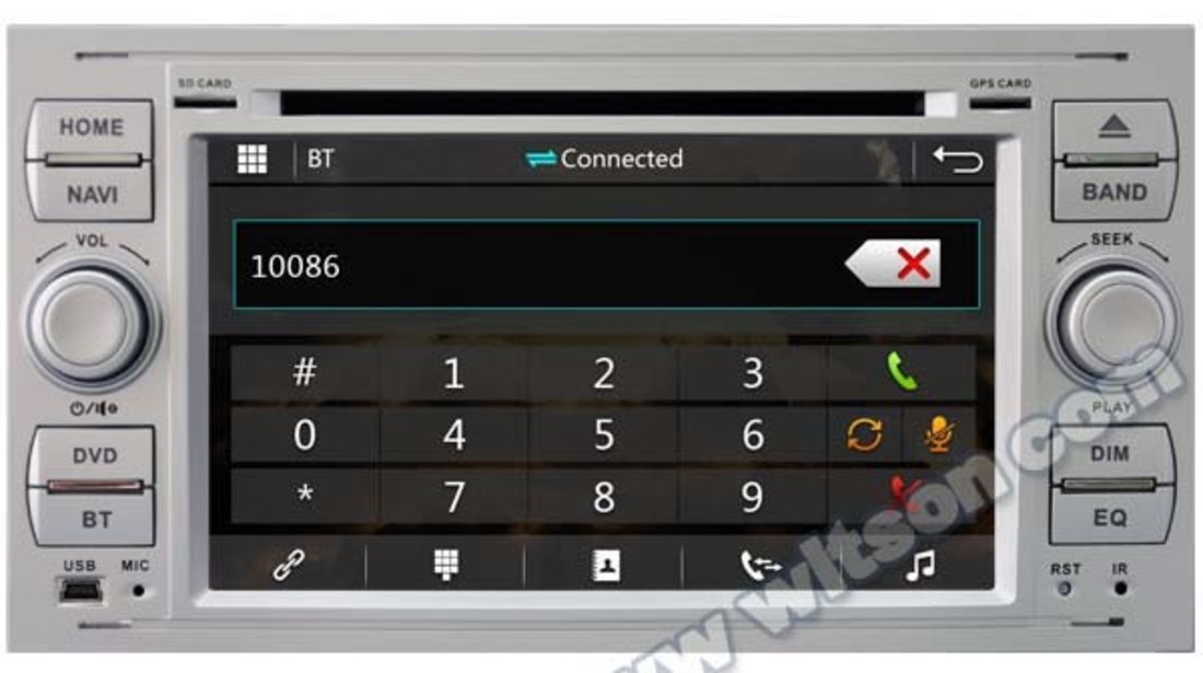 NAVIGATIE DEDICATA PENTRU FORD MODEL WITSON D8488FB PLATFORMA C36 BT USB FULL HD