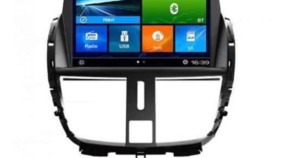 NAVIGATIE DEDICATA PEUGEOT 207 EDOTEC EDT-K207 PLATFORMA S90 WIN8 STYLE DVD GPS TV CARKIT DVR