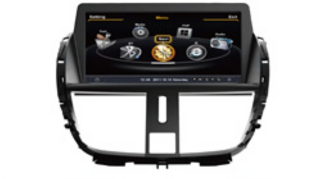 NAVIGATIE DEDICATA PEUGEOT 207 WITSON W2-C207 PLATFORMA S100 PROCESOR DUAL CORE A8 DVD TV CARKIT