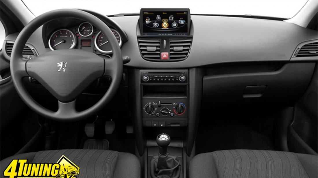 NAVIGATIE DEDICATA PEUGEOT 207 WITSON W2-C207 PLATFORMA S100 PROCESOR DUAL CORE A8 DVD TV CARKIT