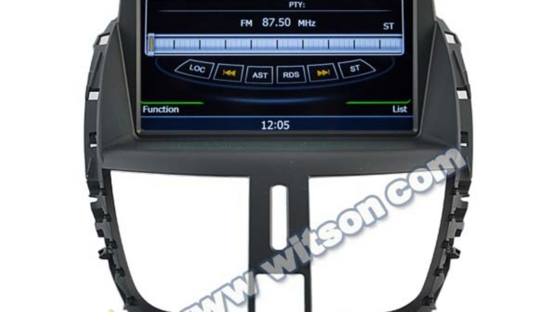 NAVIGATIE DEDICATA PEUGEOT 207 WITSON W2-C207 PLATFORMA S100 PROCESOR DUAL CORE A8 DVD TV CARKIT