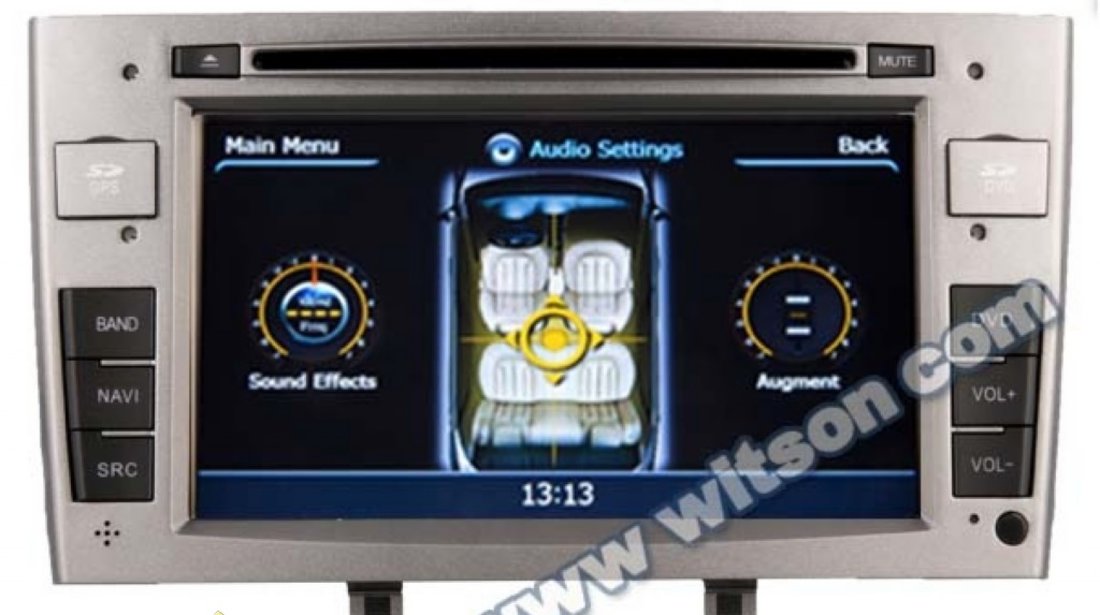 Navigatie Dedicata Peugeot 308 408 Witson W2 C083 Platforma S100 Procesor Dual Core A8 1ghz 512 Ddr 2 Dvd Gps Tv Dvr Carkit Preluare Agenda Telefonica