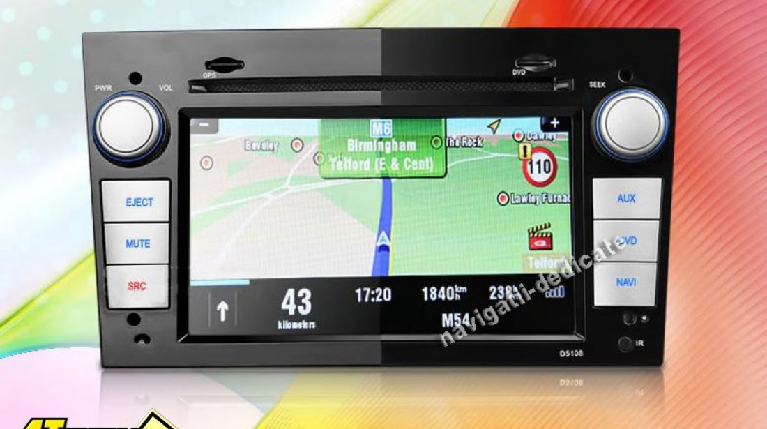 Navigatie Dedicata PIANO BLACK Opel Astra Vectra CORSA ZAFIRA MERIVA DVD GPS CARKIT