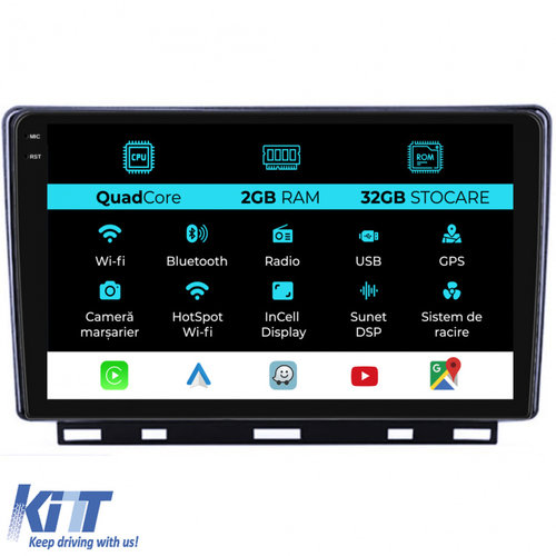 Navigatie Dedicata Renault Clio 5 (2019-2024), 9Inch, 2Gb Ram, 32Gb Stocare, Carplay NAVRN92OHQ