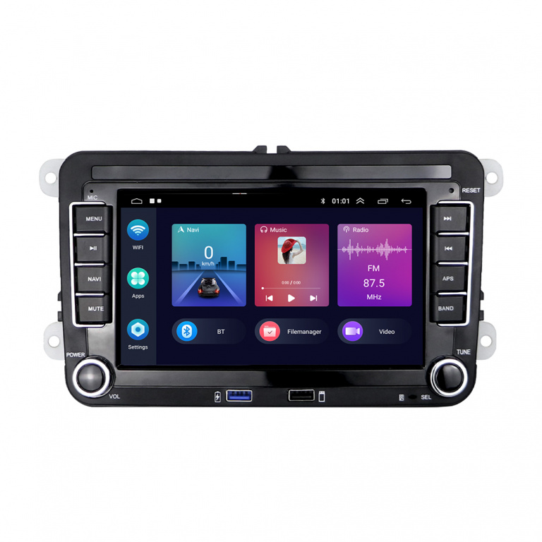Navigatie Dedicata Seat, 7Inch, 2Gb Ram, 64Gb stocare, Apple Carplay Android Auto