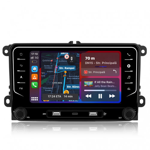 Navigatie Dedicata Seat, 7Inch, 4Gb Ram, 64Gb stocare, Apple Carplay Android Auto
