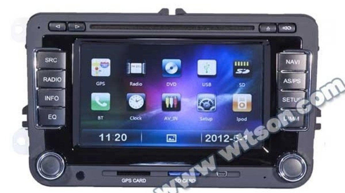 NAVIGATIE DEDICATA Seat Altea WITSON W2-D723V DVD GPS TV CARKIT PRELUARE AGENDA TELEFONIC