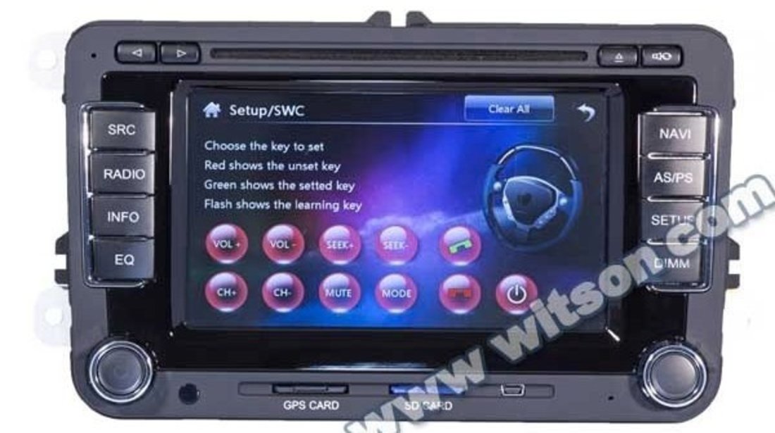 NAVIGATIE DEDICATA Seat Altea WITSON W2-D723V DVD GPS TV CARKIT PRELUARE AGENDA TELEFONIC