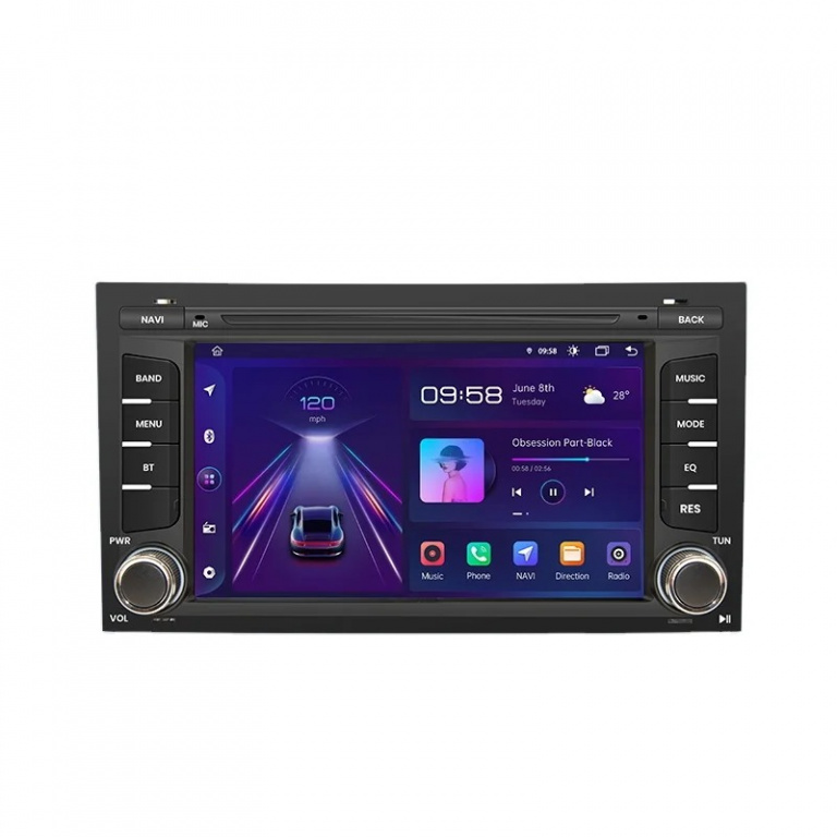 Navigatie Dedicata Seat Leon 3 Ibiza (2012-2020), 7 Inch, 2Gb Ram, 32Gb stocare, Bluetooth, WiFi, Waze