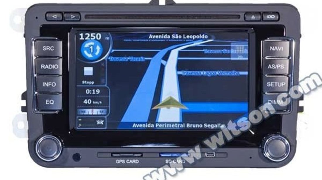 NAVIGATIE DEDICATA Seat Toledo WITSON W2-D723V DVD GPS TV CARKIT PRELUARE AGENDA TELEFONIC