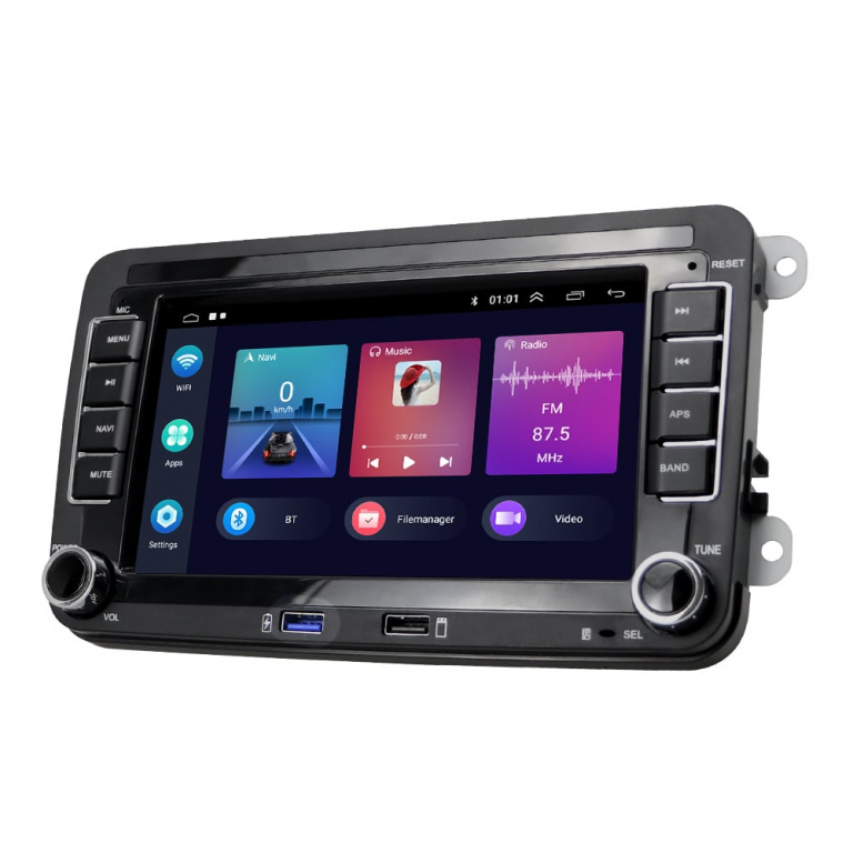 Navigatie Dedicata Skoda, 7Inch, 4Gb Ram, 64Gb stocare, Apple Carplay Android Auto