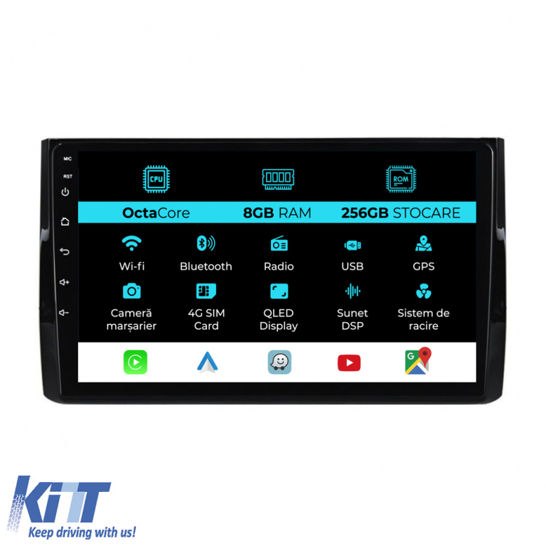 Navigatie Dedicata Skoda Kodiaq (2016-2024), 10Inch, 8Gb Ram, 256Gb Stocare, Carplay NAVSK108FZF