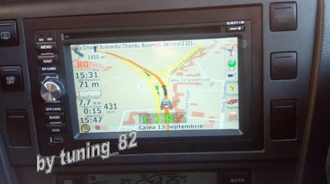 NAVIGATIE DEDICATA SKODA OCTAVIA 1 TOUR FABIA SUPERB WITSON W2-D8902G LEDURI VERZI ECRAN CAPACITIV