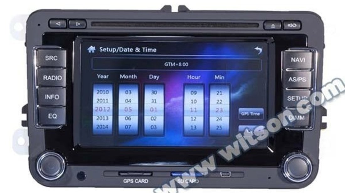 NAVIGATIE DEDICATA Skoda Octavia 2 Facelift W2-D723V DVD GPS TV CARKIT PRELUARE AGENDA TELEFONIC