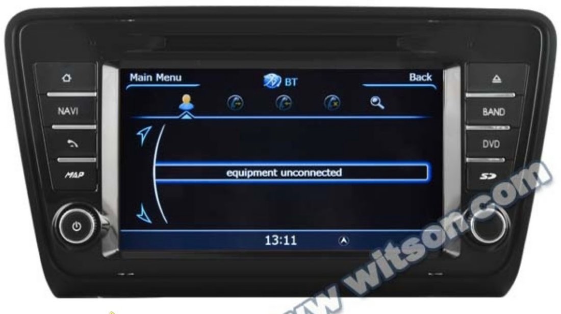 Navigatie Dedicata Skoda Octavia 3 2013 NAVD C279 Dvd Player cu Platforma S100 Dvd Auto Procesor Dual Core A8 1ghz 512 Ddr 2 Dvd Gps Tv Dvr Carkit Preluare Agenda Telefonica