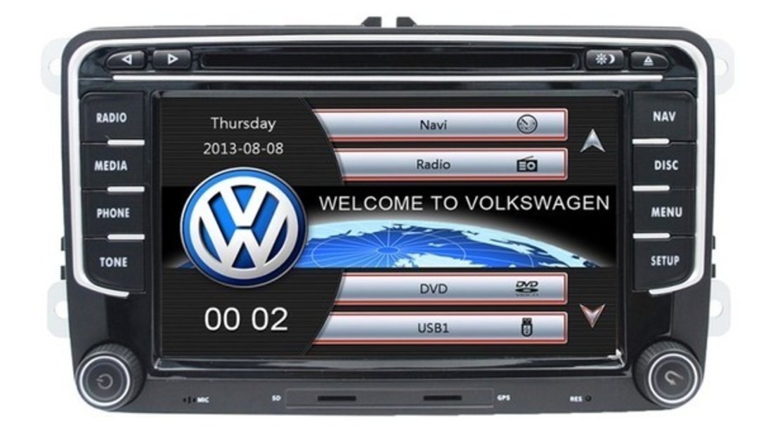 Navigatie Dedicata Skoda Roomster Dvd Carkit Usb NAVD-723V V5 Camera Video De Marsarier Cadou!