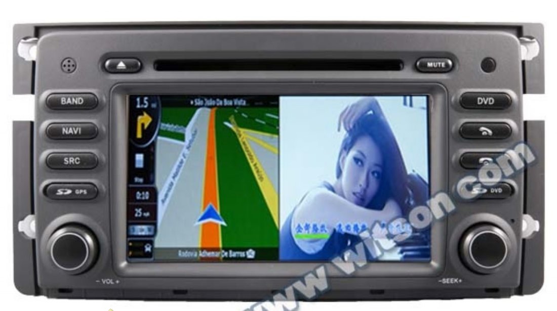 NAVIGATIE DEDICATA SMART FORTWO FORFOUR WITSON W2-C087 PLATFORMA S100 DVD GPS TV DVR CARKIT