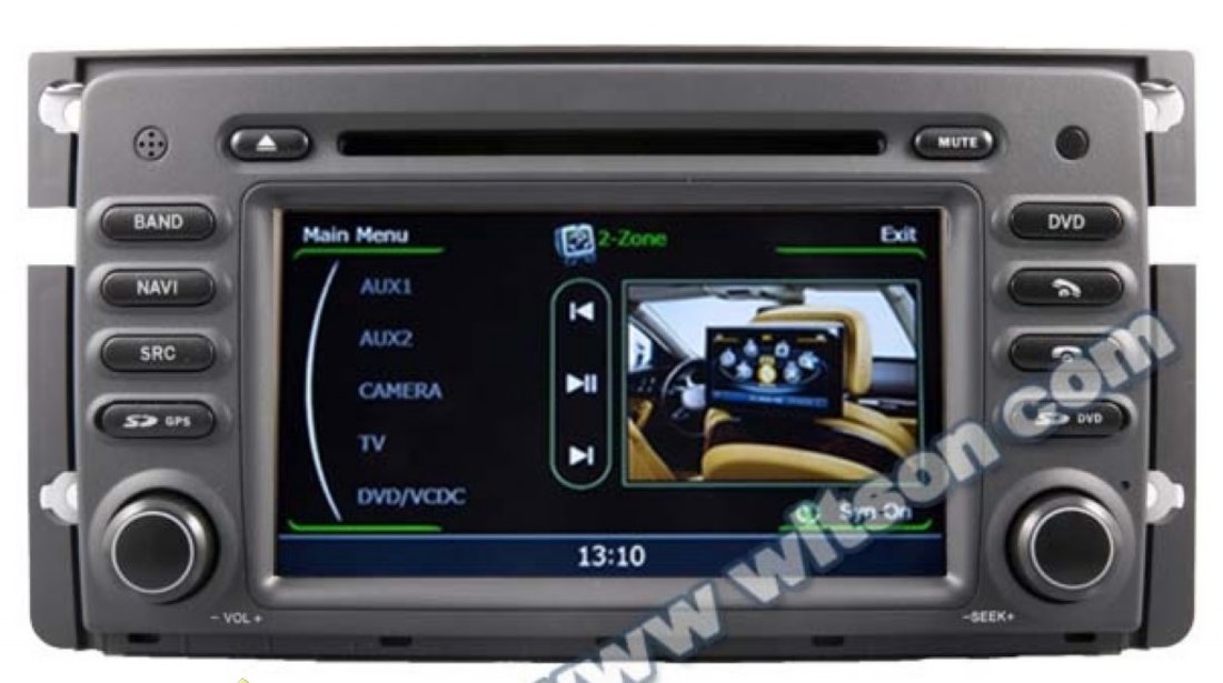 NAVIGATIE DEDICATA SMART FORTWO FORFOUR WITSON W2-C087 PLATFORMA S100 DVD GPS TV DVR CARKIT