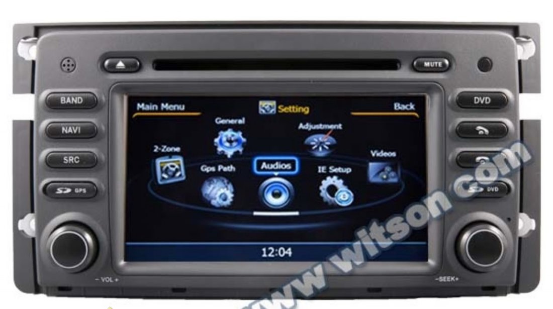 NAVIGATIE DEDICATA SMART FORTWO FORFOUR WITSON W2-C087 PLATFORMA S100 DVD GPS TV DVR CARKIT