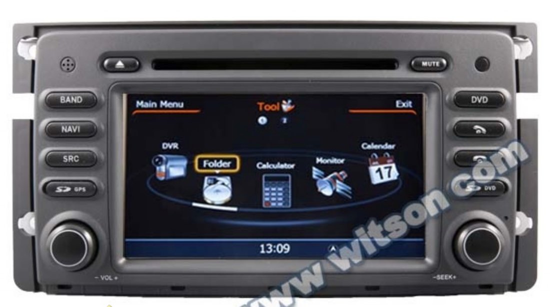 NAVIGATIE DEDICATA SMART FORTWO FORFOUR WITSON W2-C087 PLATFORMA S100 DVD GPS TV DVR CARKIT