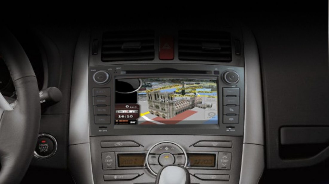 NAVIGATIE DEDICATA TOYOTA AURIS 2007 2012 PLATFORMA S100 WITSON W2-C028 DVD GPS TV DVR CARKIT