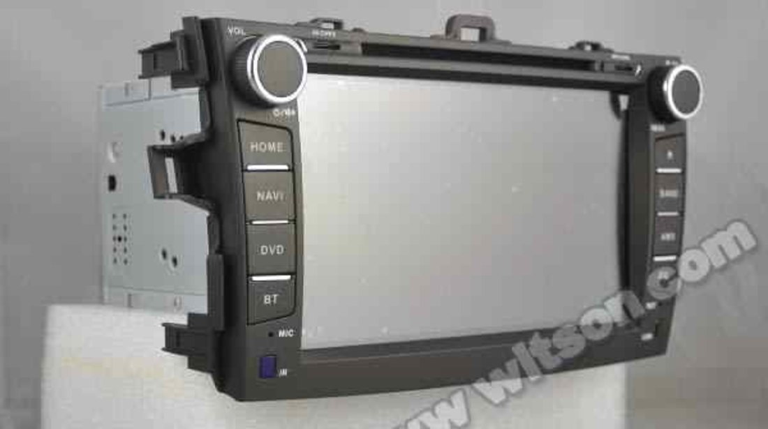 NAVIGATIE DEDICATA TOYOTA COROLLA 2007 - 2012 WITSON W2-D8124T PLATFORMA C36 DVD GPS CARKIT 3G USB