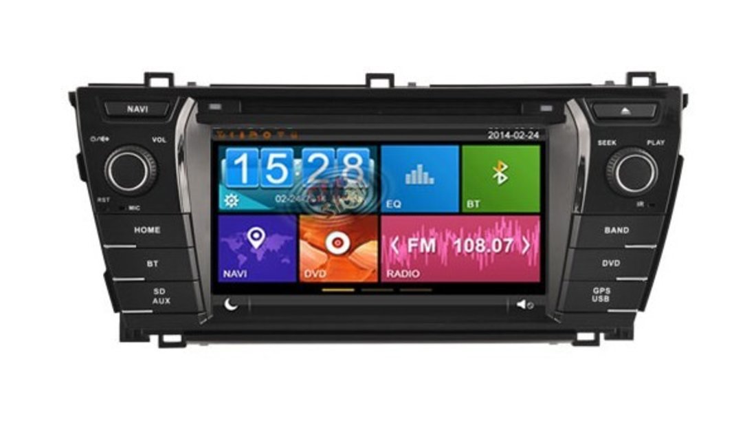 NAVIGATIE DEDICATA TOYOTA COROLLA 2013 2014 WITSON W2-D8156T PLATFORMA C36 WIN8 STYLE DVD PLAYER GPS