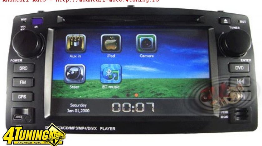 Navigatie Dedicata TOYOTA COROLLA VERSO Dvd Gps Tv Car Kit Usb Ipod Bluetooth