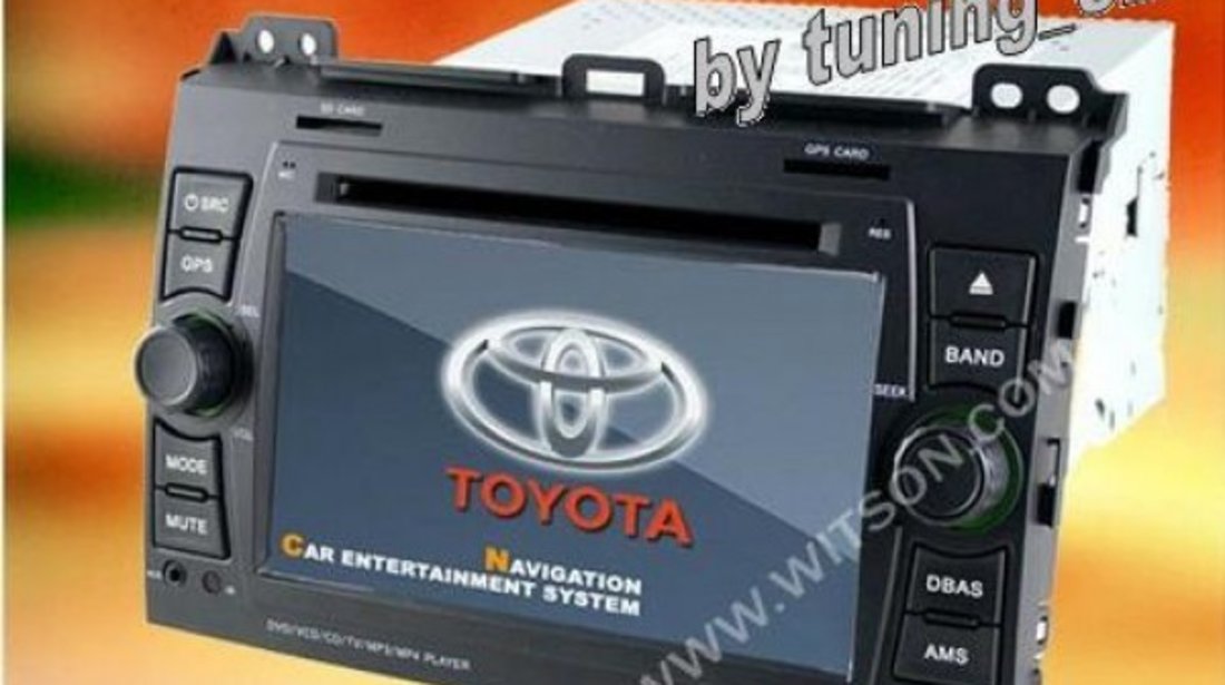 NAVIGATIE DEDICATA TOYOTA LAND CRUISER J120 PRADO NAVD-D8129T DVD PLAYER GPS CARKIT INTERNET 3G