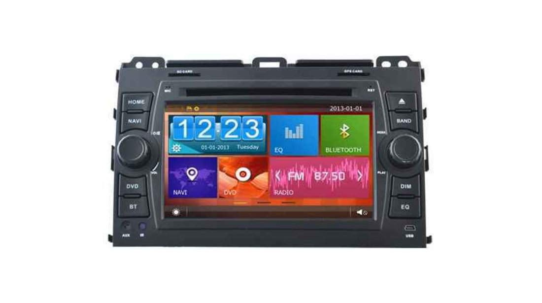 NAVIGATIE DEDICATA TOYOTA LAND CRUISER J120 PRADO WITSON W2-D8129T DVD PLAYER GPS CARKIT INTERNET 3G