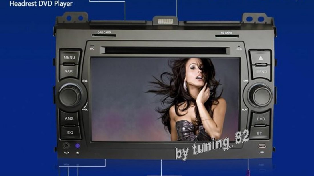 NAVIGATIE DEDICATA TOYOTA LAND CRUISER J120 PRADO WITSON W2-D8129T DVD PLAYER GPS CARKIT INTERNET 3G