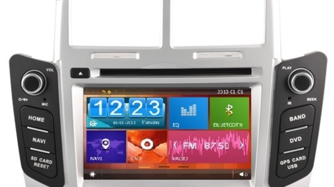 NAVIGATIE DEDICATA TOYOTA YARIS 2005-2011 WITSON W2-D8111T PLATFORMA C36 WIN8 STYLE DVD PLAYER GPS