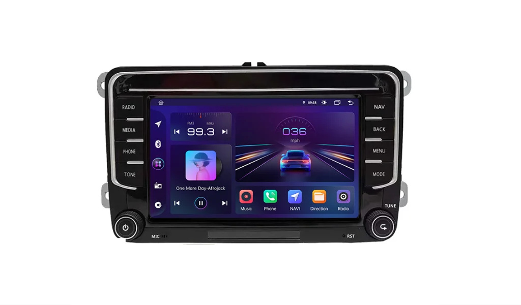 Navigatie Dedicata Volkswagen, 7Inch, 2Gb Ram, 64Gb stocare, Apple Carplay Android Auto