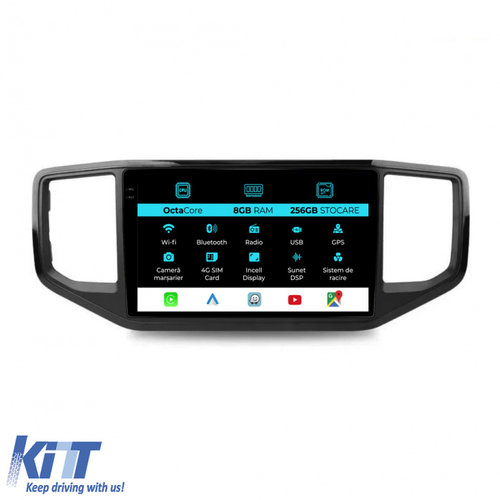 Navigatie Dedicata Volkswagen Amarok (2016-2022), 9Inch, 8Gb Ram, 256Gb Stocare, Carplay NAVVW98DLE