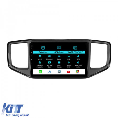 Navigatie Dedicata Volkswagen Amarok (2016-2022), 9Inch, 6Gb Ram, 128Gb Stocare, Carplay NAVVW96OJW