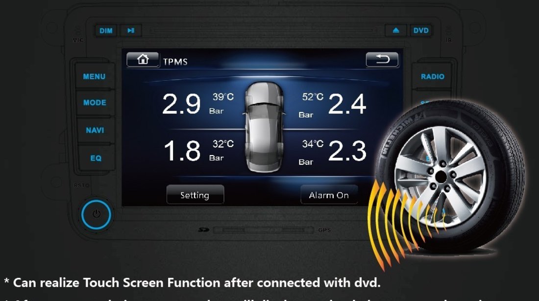 NAVIGATIE DEDICATA VOLKSWAGEN EOS NAVD-723V V4 DVD GPS CARKIT PRELUARE AGENDA TELEFONICA