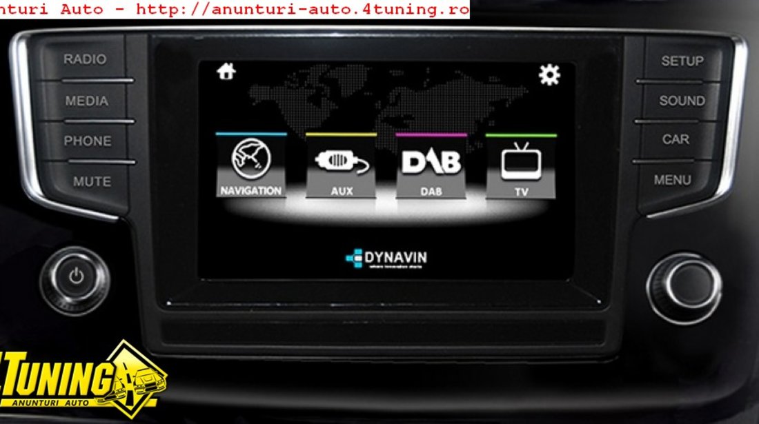 NAVIGATIE DEDICATA VOLKSWAGEN GOLF 7 SKODA OCTAVIA 3 DYNAVIN DVN INVW001 GPS TV CAMERA VIDEO CADOU