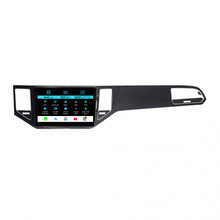 Navigatie Dedicata Volkswagen Golf Sportsvan (2014-2020), 10Inch, 6Gb Ram, 128Gb Stocare, Carplay