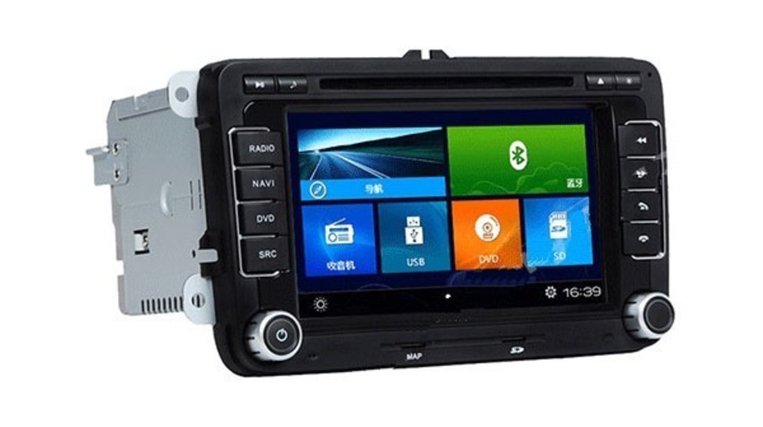 NAVIGATIE DEDICATA VOLKSWAGEN SKODA SEAT EDT-K305 PLATFORMA S90 WIN8 STYLE DVD GPS CARKIT