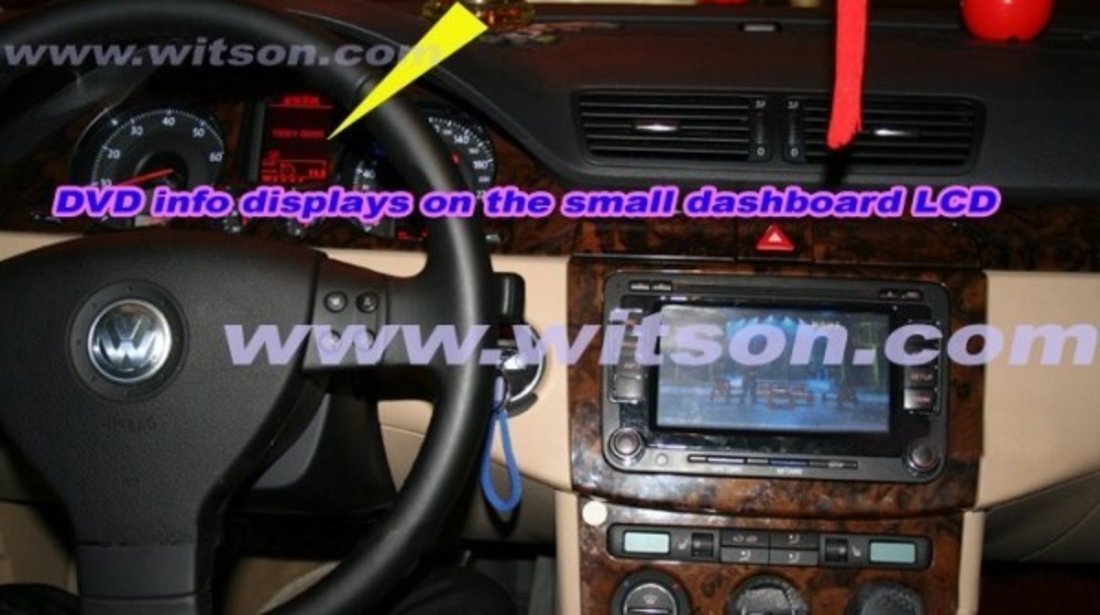 NAVIGATIE DEDICATA VOLKSWAGEN SKODA SEAT WITSON W2-D723V DVD GPS TV CARKIT PRELUARE AGENDA TELEFONIC