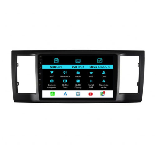 Navigatie Dedicata Volkswagen Transporter T6 (2016 - 2020), 9Inch, 6Gb Ram, 128Gb Stocare, Carplay