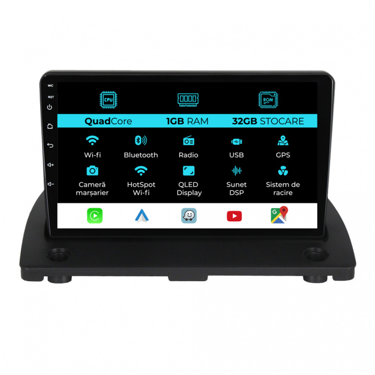 Navigatie Dedicata Volvo Xc90 (2002-2014), 9Inch, 1Gb Ram, 32Gb Stocare, Carplay