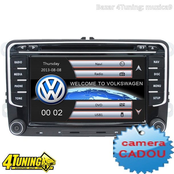 Navigatie Dedicata VW Caddy Dvd Gps Cark