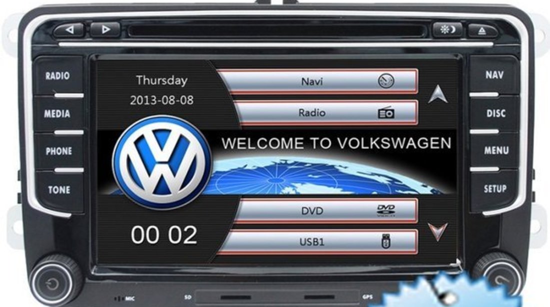 Navigatie Dedicata VW Caddy Dvd Gps Carkit Usb NAVD-723V V5